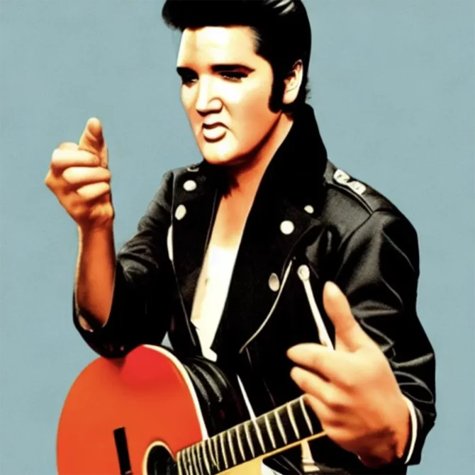 Elvis Presley in the style of Raphael     8
